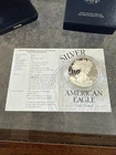2003 American Silver Eagle Uncirculated 1oz .999 Fine Silver Mint Mark W