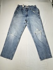 Rare Vintage CARHARTT Carpenter Pockets Zip Fly Denim Jeans 90s 2000s Blue 30/32