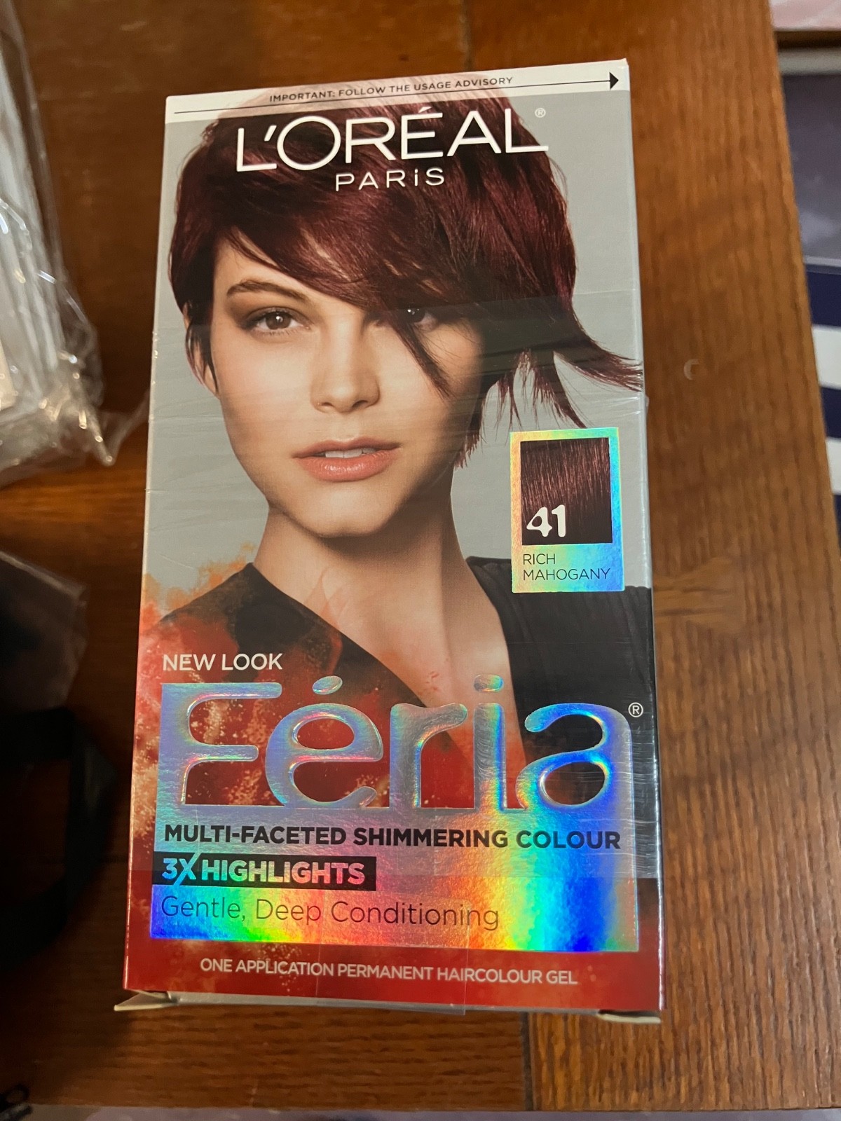 L'Oreal Paris Feria Multi-Faceted Shimmering Hair Color, 41 