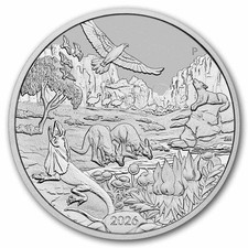 2026 Australia 1 oz Platinum Wonders of Australia- The Outback BU 1789.71 per troy oz