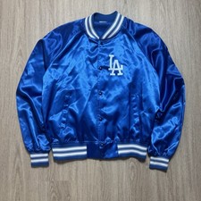 Los Angeles Dodgers Jacket XL Chalkline MLB LA Spellout Rare Spring Training EUC