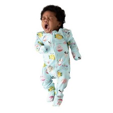 Convertible Baby Sleepers - Boys Footless Baby Pajamas with 2 Way Zipper for ...