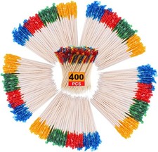 400PCS Fancy Toothpicks for Appetizers, 2.6IN Appetizer Picks for Cocktail Party