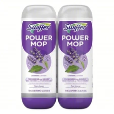 Swiffer Power Mop Refill Solution, Lavender Scent, 25.3oz X 2