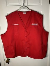Costco Wholesale Supervisor Red Vest 2XL Unisex HPI High Performance Identity