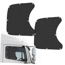 2Pcs Semi Truck Side Window Sun Shades,20 23" UV Protection Sunblock Side