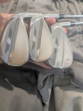 Nice Right Titleist sm8 tour chrome, sm7 wedge set.52,56,60.vokey...