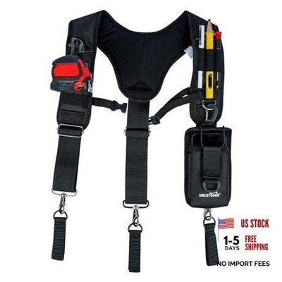 Tool Belt Suspenders Work Y Back Style Tool Belt Suspenders with Black Color