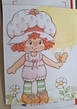 Strawberry Shortcake Glossy Vinyl Sticker 8.5" By 11" Kids, Adults Or As A Gift