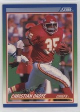 1990 Score Christian Okoye #2 13vc