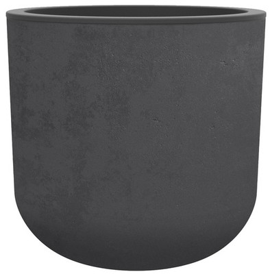 EDA Pflanzgefäß BASALT UP rund 385 mm anthrazit