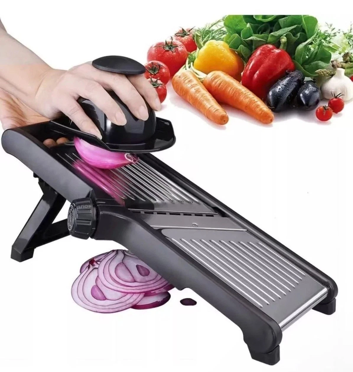 3-In-1 Kitchen Stainless Steel Mandolin Food Vegetable Mandolin Slicer ChopperAU
Opens in a new wind