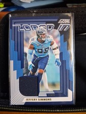 2025 Score - Zoned in Jeffery Simmons #ZON-JSS Jerseys (MEM)