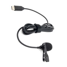 USB Type C Clip On Lavalier Omnidirectional Microphone Mic for DJI Pocket 3