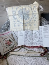CrossStitch Pillow Kit 14x14 Columbia Minerva Cottage Core/ Granny Decor 1976