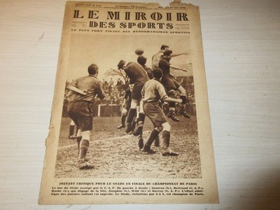 SPORTSPIEGEL 413 14.02.1928 FUSSBALL STADION KAPPE SKATEN THUNBERG BOXEN LAFFINEUR