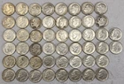 Roll of 50 Silver Roosevelt Dimes $5 Face Value 90% Silver Coins Mixed Dates