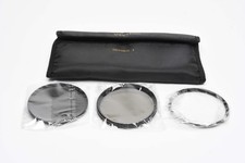 Vivitar 72mm Filter set in pouch: UV, CPL, ND8 MC HD Series 1