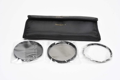 Vivitar 72mm Filter set in pouch: UV, CPL, ND8 MC HD Series 1