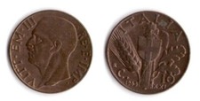 1943 Vittorio Emanuele III Cent 10 Impero Bronzital Splendida Vendita Multipla