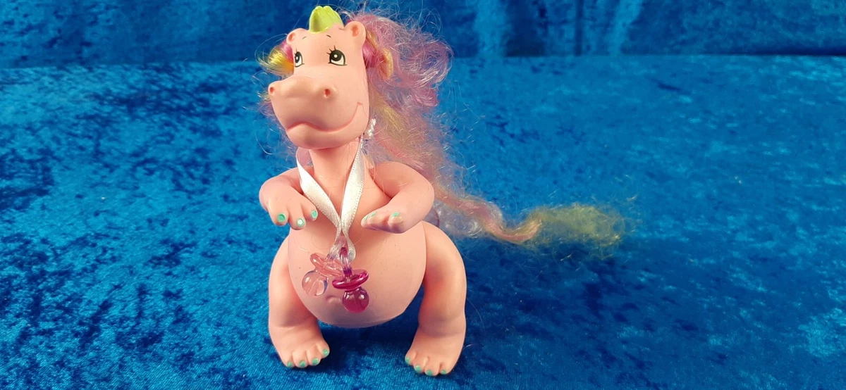 ZAPF CREATION '80 JUGUETES DE COLECCIÓN AÑOS 80 ROSA DINA TIPO WUZZLES MY LITTLE PONY D11