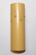 3" ANTIQUE STYLE PAPERBOARD CANDLE COVER CHANDELIER LAMP SOCKET STANDARD 19890JB