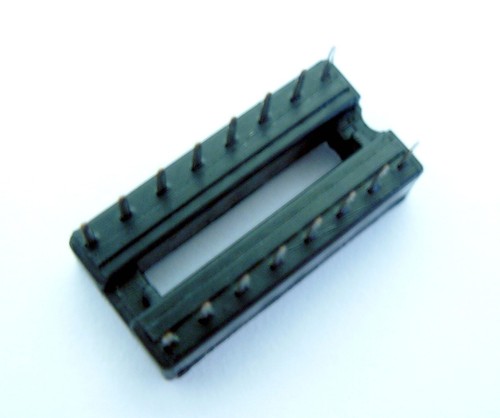 10x support socket pour circuit intégré 16 broches DIP 16 pins support for IC - Foto 5 di 6
