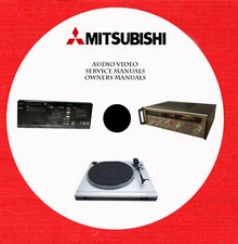 1 service manual for Mitsubishi Audio Video on 1 dvd in pdf format