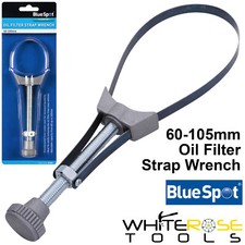 Image of BlueSpot Oil Filter Strap Wrench 60-105mm Car Van Service Removal Remover Tool