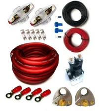 DUAL BATTERY WIRING KIT + FUSES AND FUSE HOLDER CHARGE ISOLATOR PL 150A 80A