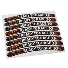 MF8179 Kit Adesivi Cerchi 3D Gel KTM - Super Duke Adventure SMR SMC RC SX EXC