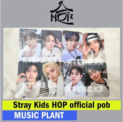 Stray Kids HOP pob photocard MusicPlant Hyunjin Bangchan Felix