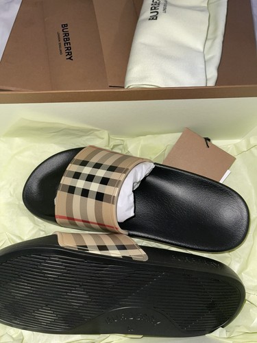 Womens Vintage Check Burberry Slides | eBay