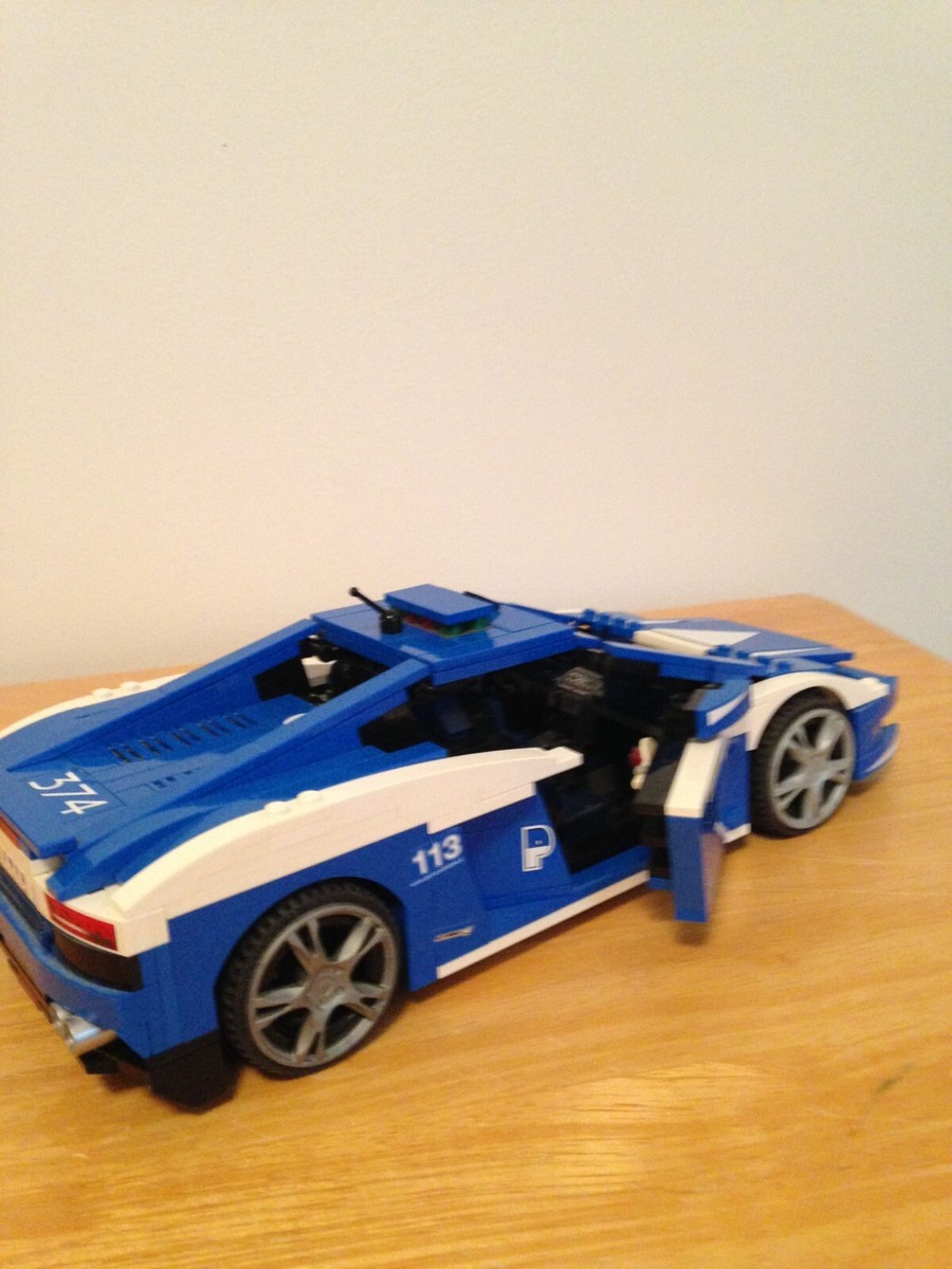 Lego Racers set 8214 Lamborghini Gallardo LP 560-4 Polizia No Box