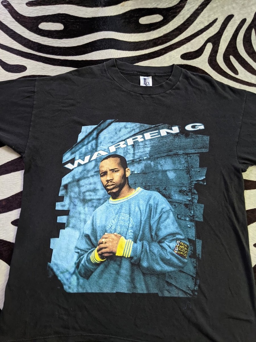 Rare Vtg Warren G Single Stitch USA Rap Tee GEM Tag Dr. Dre Rare Vtg Warren G Single Stitch USA Rap Tee GEM Tag Dr. Dre
