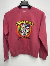 Looney Tunes Mens That's All Folks Character Group Crew Neck Sweatshirt Medium 