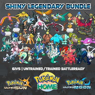 Pokemon Sun and Moon: All SHINY Legendary Pokemon, Ultra Beasts