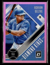 2018 Donruss Optic #6 Adrian Beltre Pink card