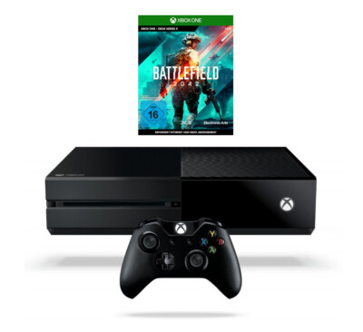 Xbox One - Konsole 500GB #schwarz + Battlefield 2042 + Original Controller