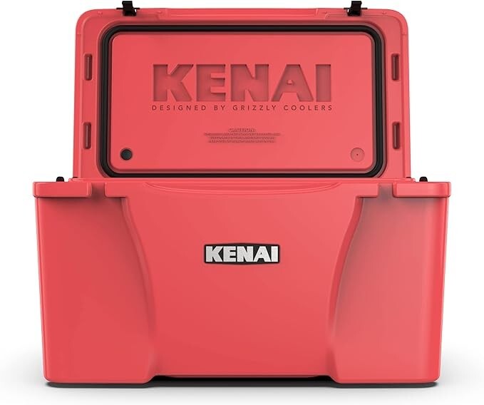 Grizzly Kenai Cooler 45qt - Coral | eBay