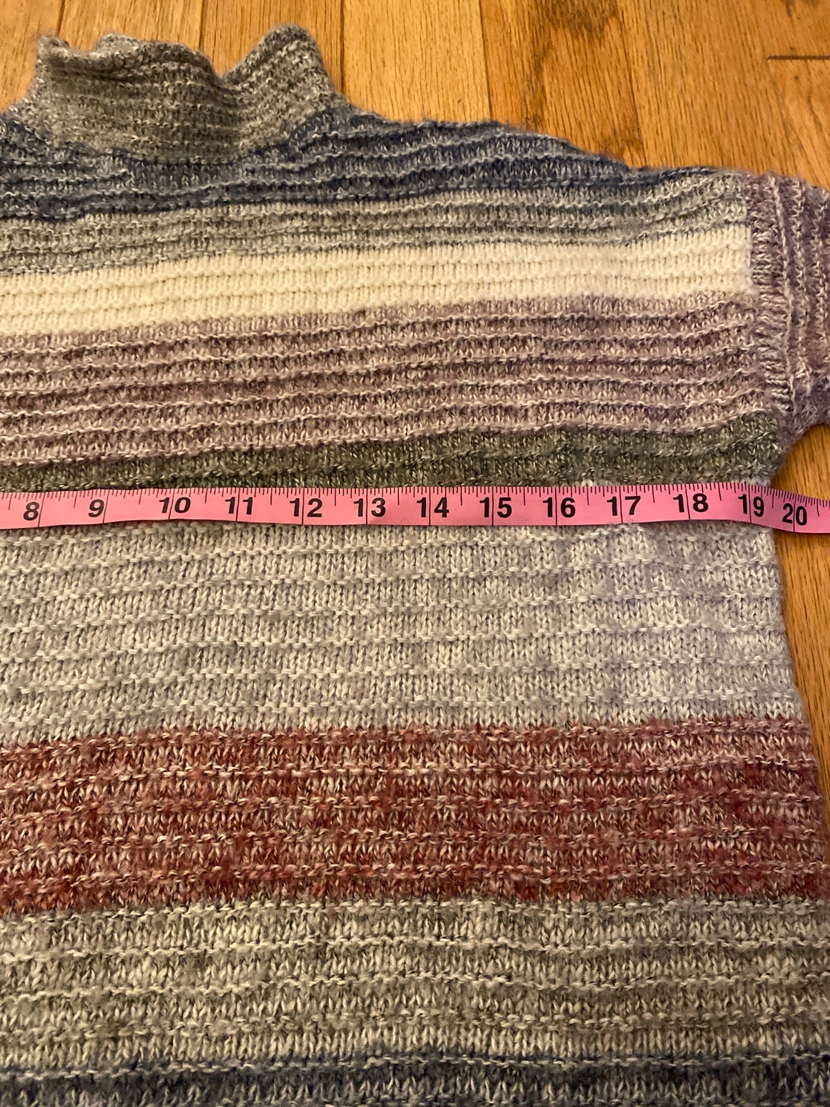 American Eagle, high neck pullover striped knit s… - image 6