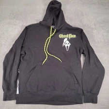 Ghost Face Hoodie Scream Movie Black Pullover Bioworld Sweatshirt Medium