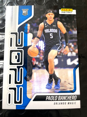 2022 Panini Instant Year One Paolo Banchero ROOKIE ONLY 767 EXIST NrMt-Mt QTY