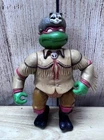 TMNT Raphael Wear Racoon Hat 1992 Ninja Turtles Vintage Figure Loose