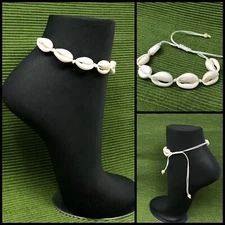 Sea shell Ankle Bracelet Seashell Anklet Cowrie Shell Anklet Bracelet Sea Anklet