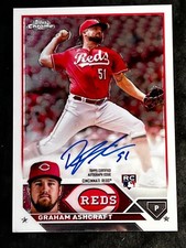 2023 Topps Chrome ROOKIE AUTO Graham Ashcraft, item 1