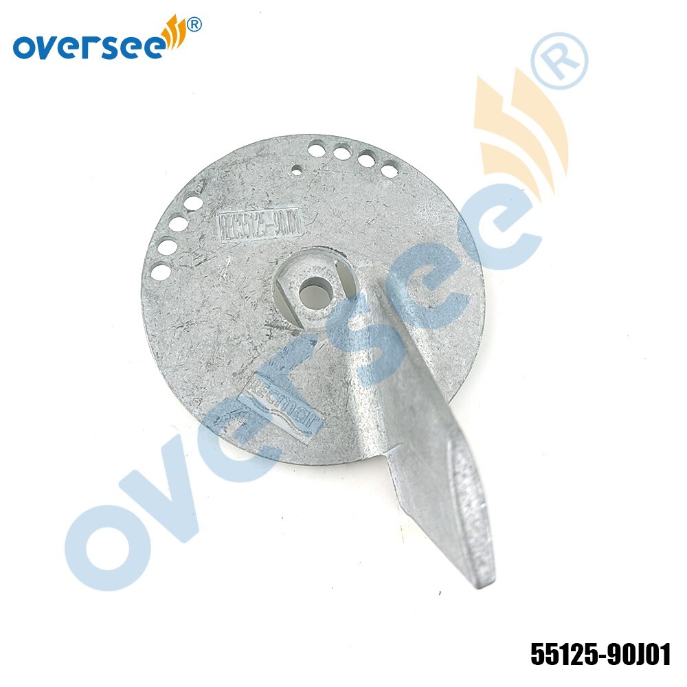 55125-90J01 TRIM TAB Anode For Suzuki Outboard 4T 70-80-90-100