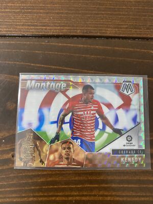 2020-21 Panini Mosaic La Liga Montage Silver Mosaic Kenedy Granada