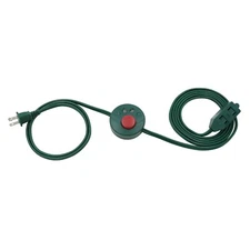 CP 9 ft 16/2 SPT-2 3-Outlet Indoor Extension Cord w/ Lighted Footswitch, CP10028