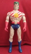 Captain Planet VERY RARE 1991 Action Figure Red White Striped Shirt All American